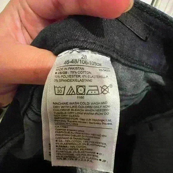 Banana Republic Dark Wash Skinny Jean Size 28 - Picture 3 of 8